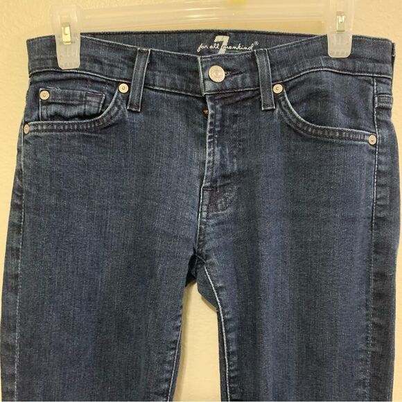 7 FOR ALL MANKIND Roxanne Jeans Women’s Size 27 Medium Wash Blue. - Picture 3 of 14